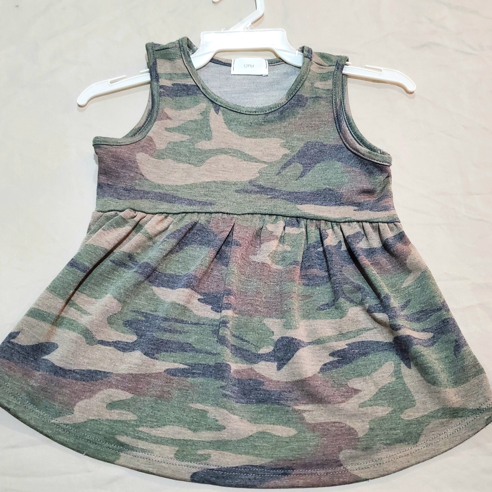 Kids Camouflage Tank Top Nwot